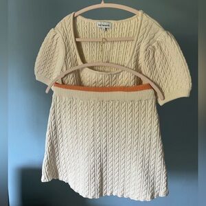 En Saison knit skirt set